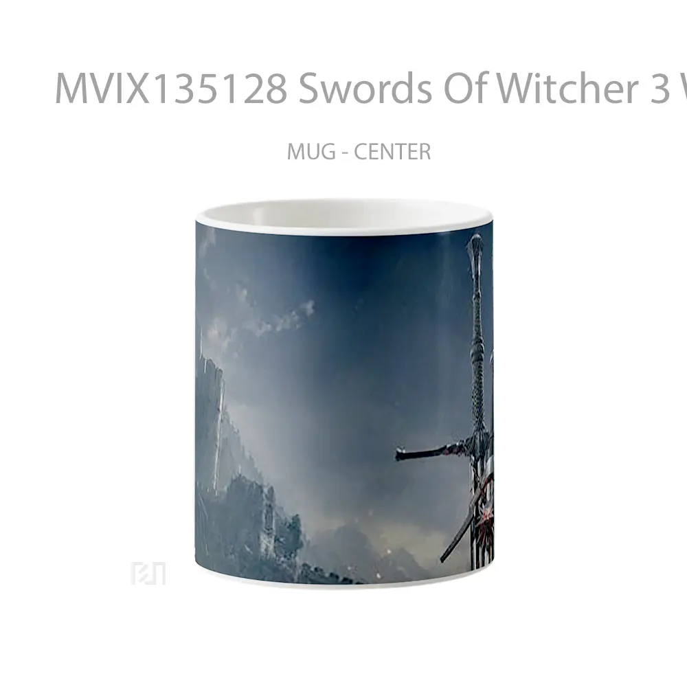 Mug Swords Of Witcher 3 Wild Hunt Gelas Keramik Unik