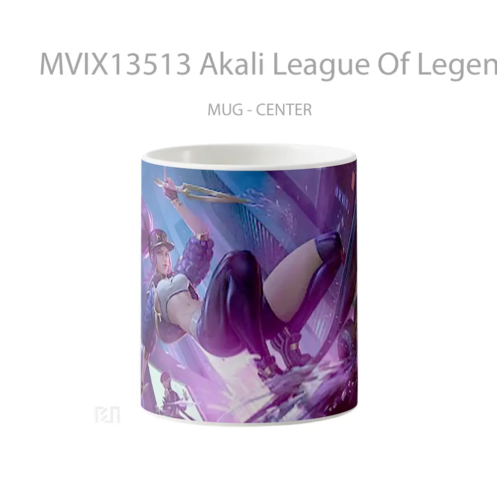Mug Akali League Of Legends Cangkir Gamer