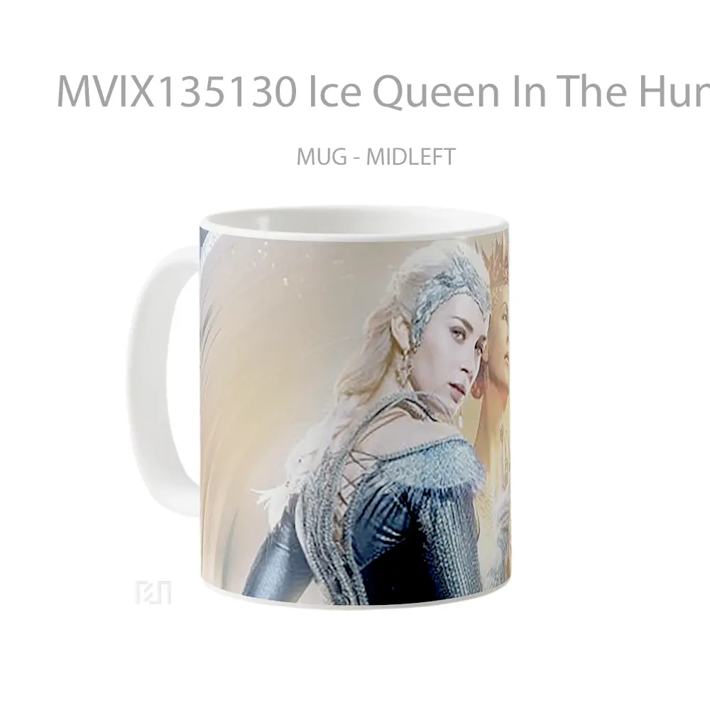 Mug Ice Queen In The Hunter And The Ice Queen Gelas Keramik Unik - All-side / Desain