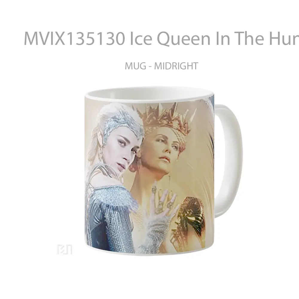 Mug Ice Queen In The Hunter And The Ice Queen Gelas Keramik Unik - All-side / Desain