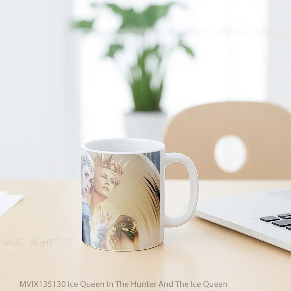 Mug Ice Queen In The Hunter And The Ice Queen Gelas Keramik Unik - All-side / Desain