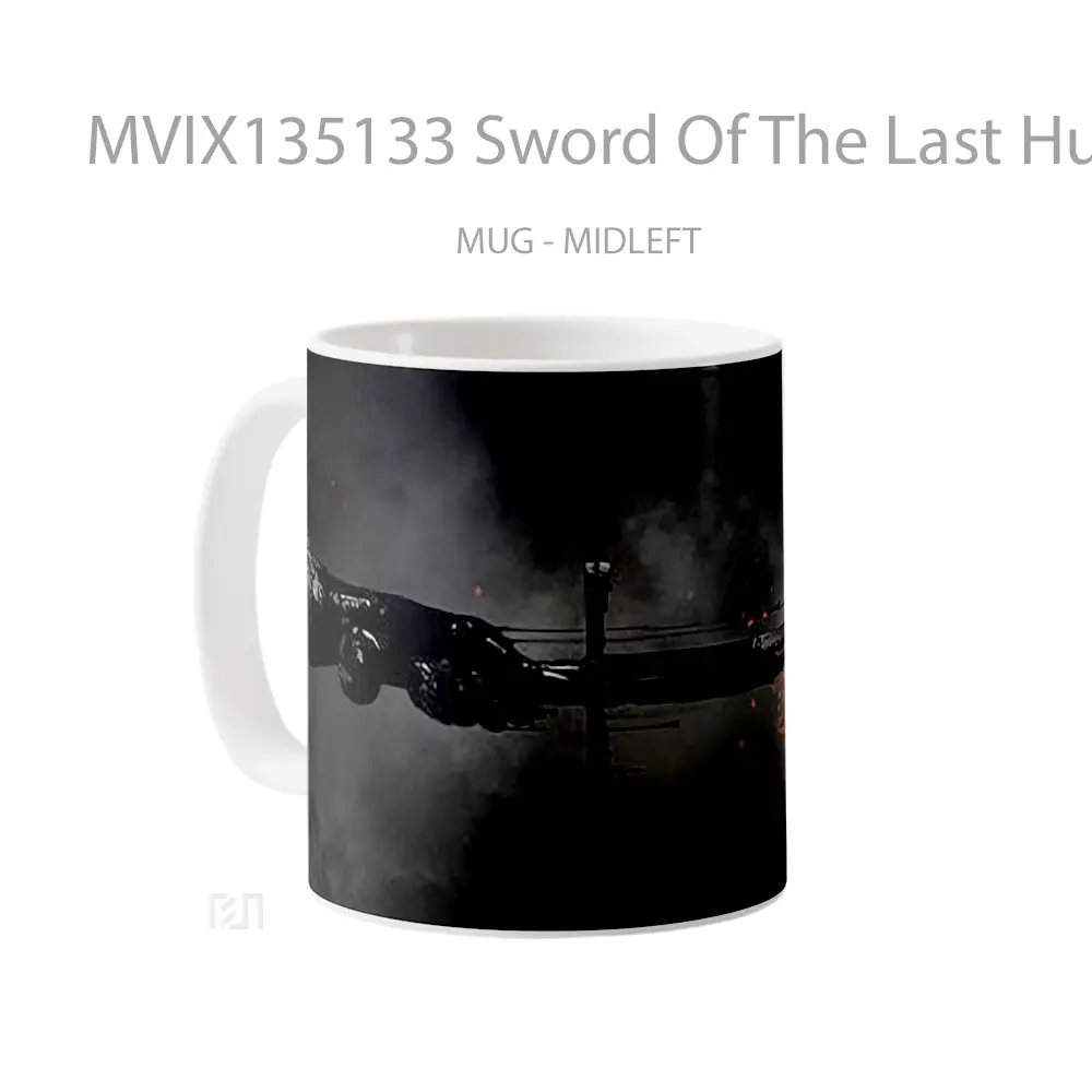 Mug Sword Of The Last Hunter Sorcerer Gelas Fantasi - All-side / Desain