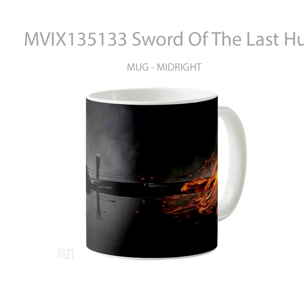 Mug Sword Of The Last Hunter Sorcerer Gelas Fantasi - All-side / Desain