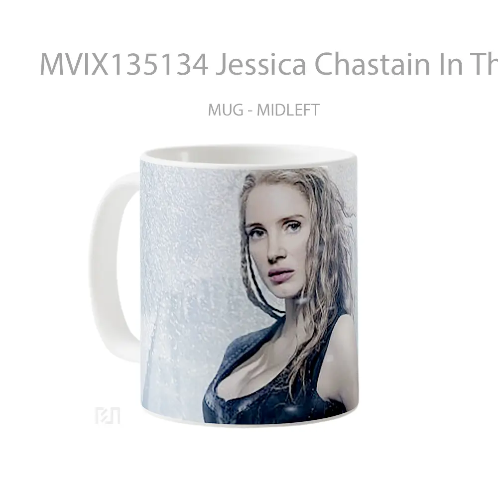 Mug Jessica Chastain In The Hunter And The Ice Queen Gelas Keramik Unik - All-side / Desain