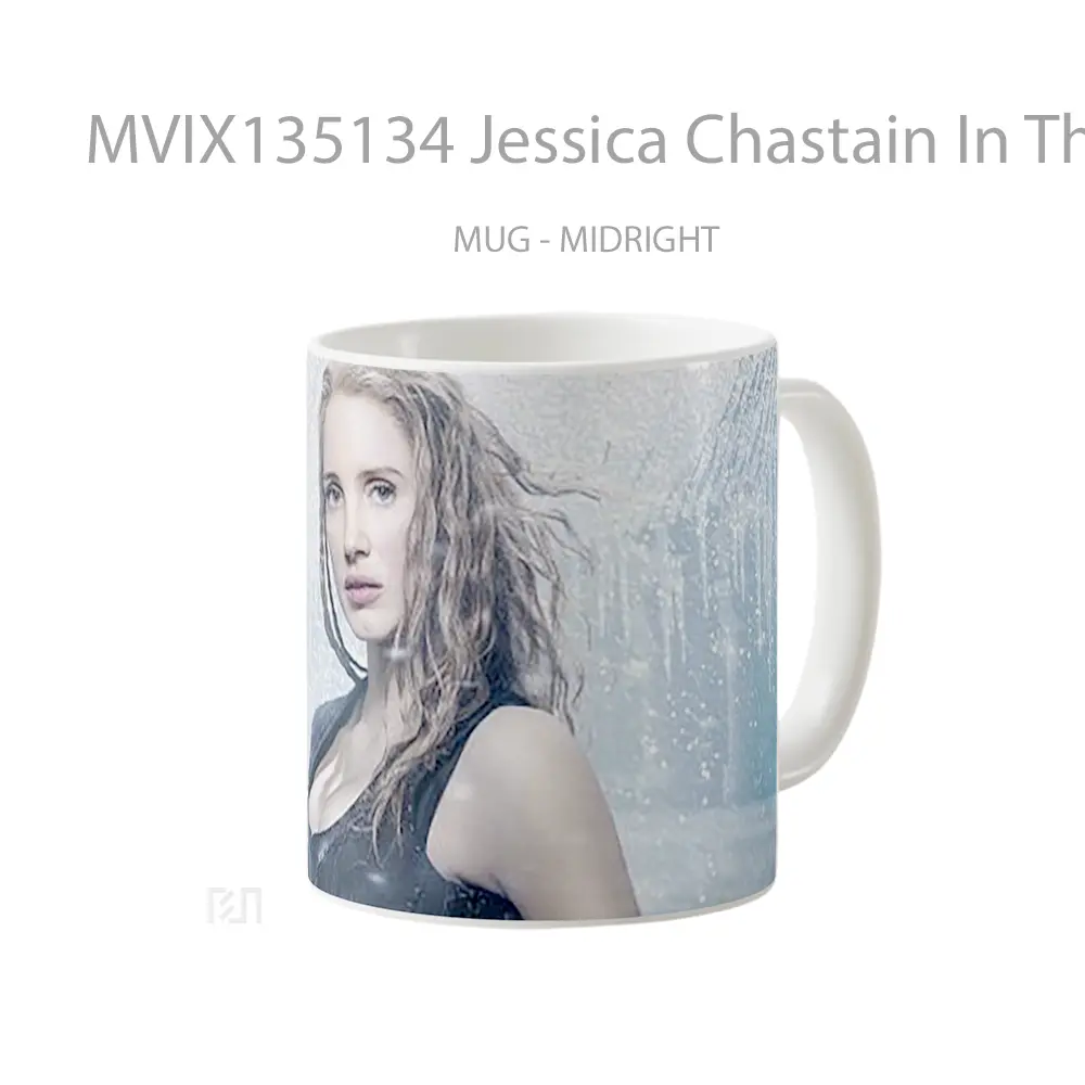 Mug Jessica Chastain In The Hunter And The Ice Queen Gelas Keramik Unik - All-side / Desain