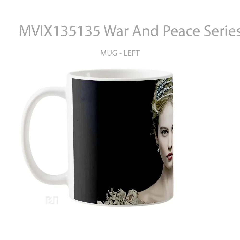Mug War And Peace Series Gelas Keramik Unik - All-side / Desain