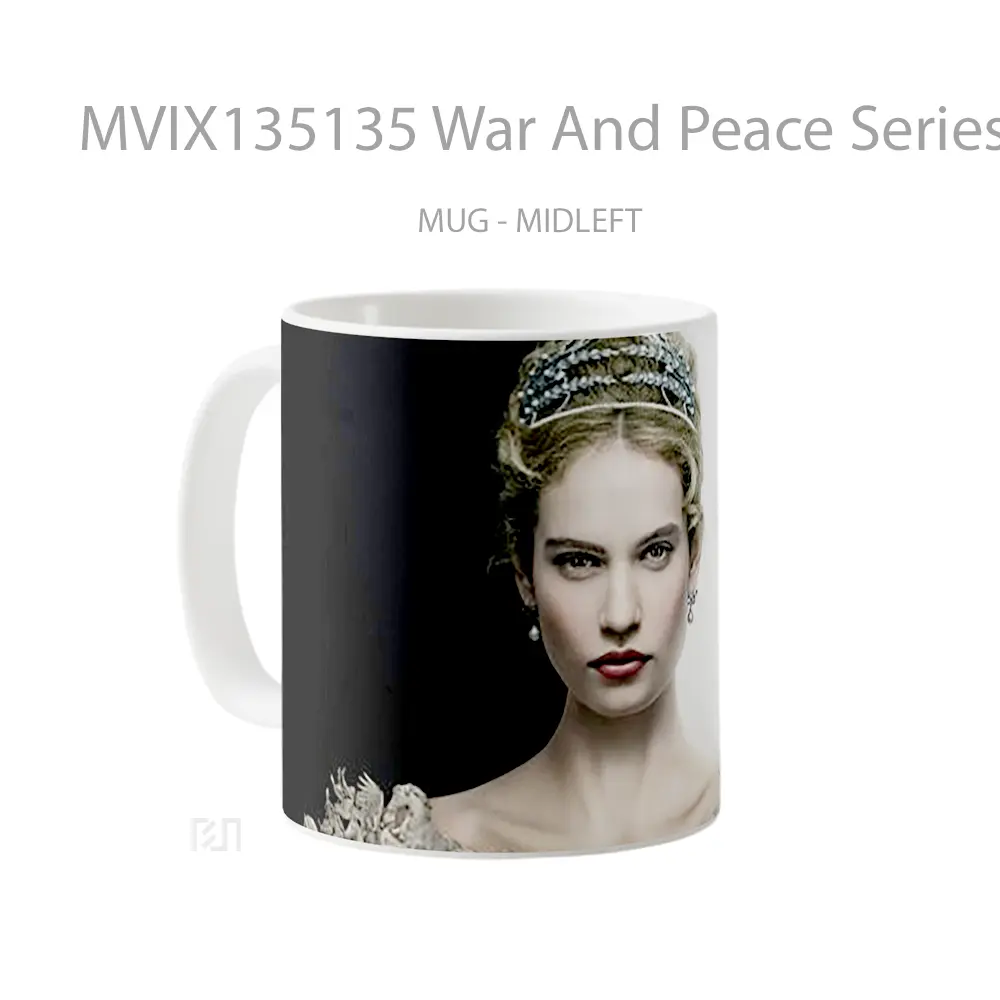 Mug War And Peace Series Gelas Keramik Unik - All-side / Desain