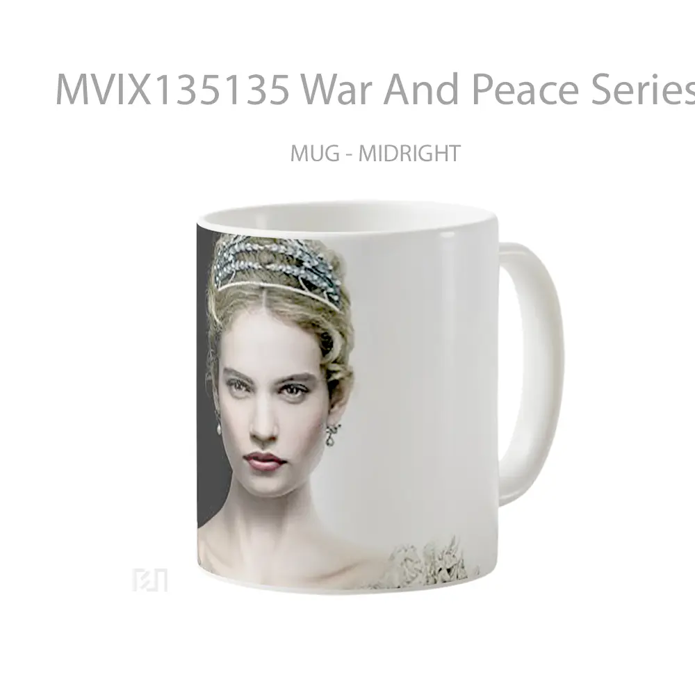Mug War And Peace Series Gelas Keramik Unik - All-side / Desain