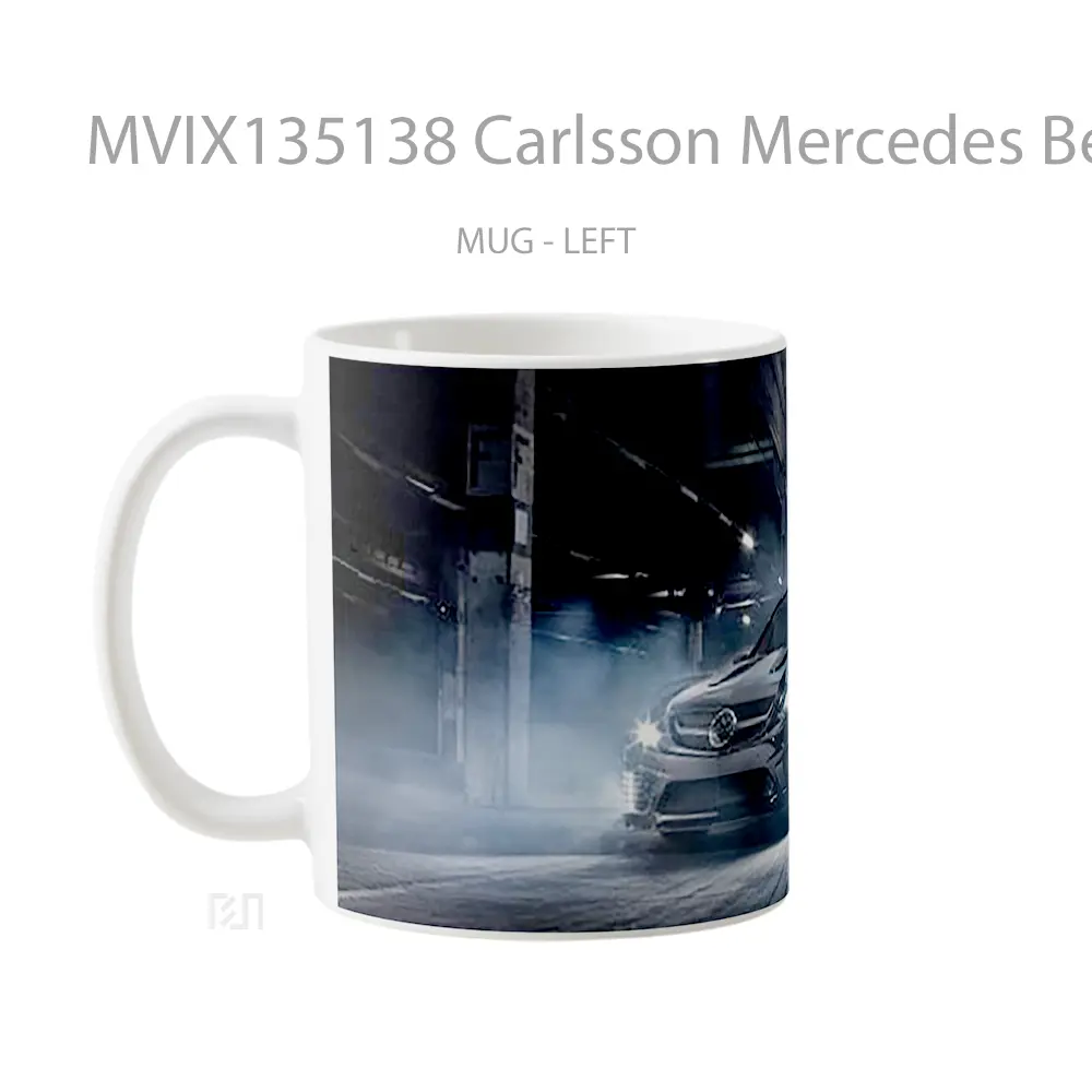Mug Carlsson Mercedes Benz C25 Super Gt Cangkir Mobil - All-side / Desain