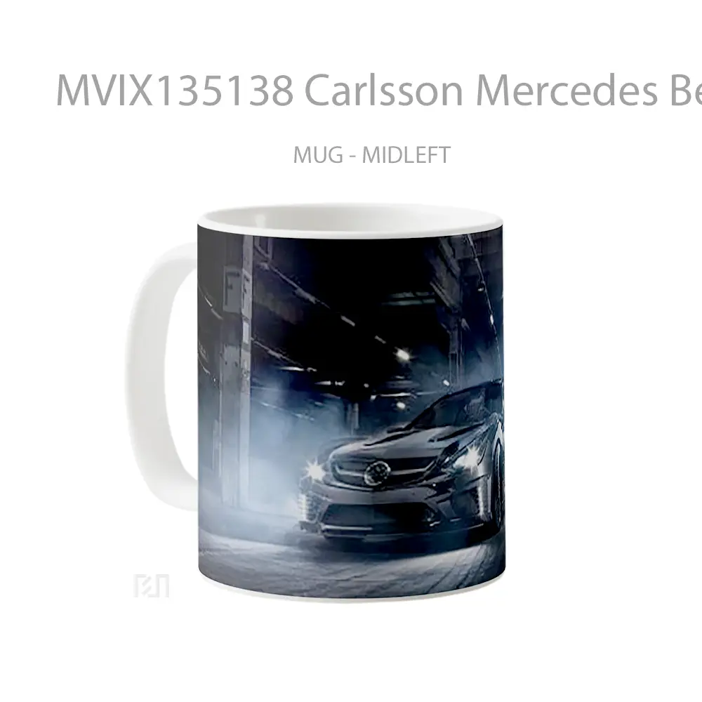 Mug Carlsson Mercedes Benz C25 Super Gt Cangkir Mobil - All-side / Desain