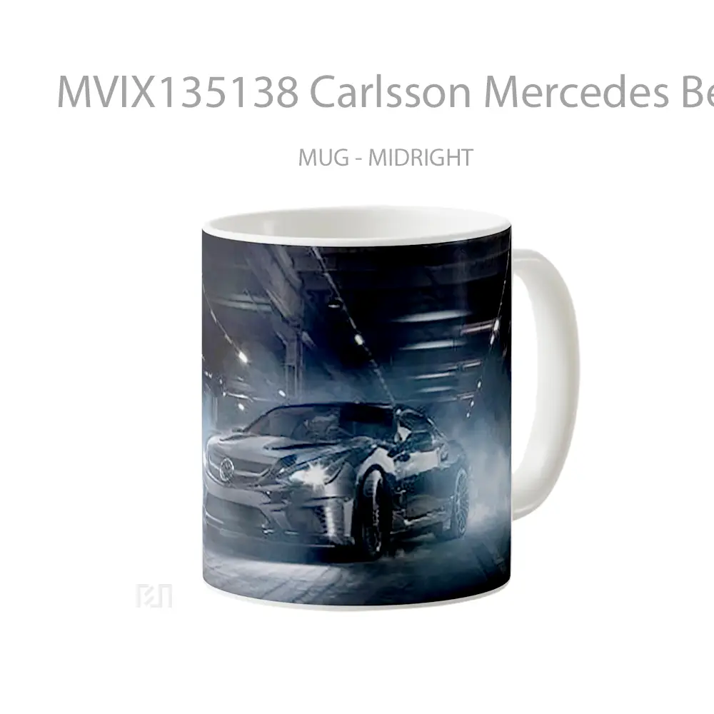 Mug Carlsson Mercedes Benz C25 Super Gt Cangkir Mobil - All-side / Desain