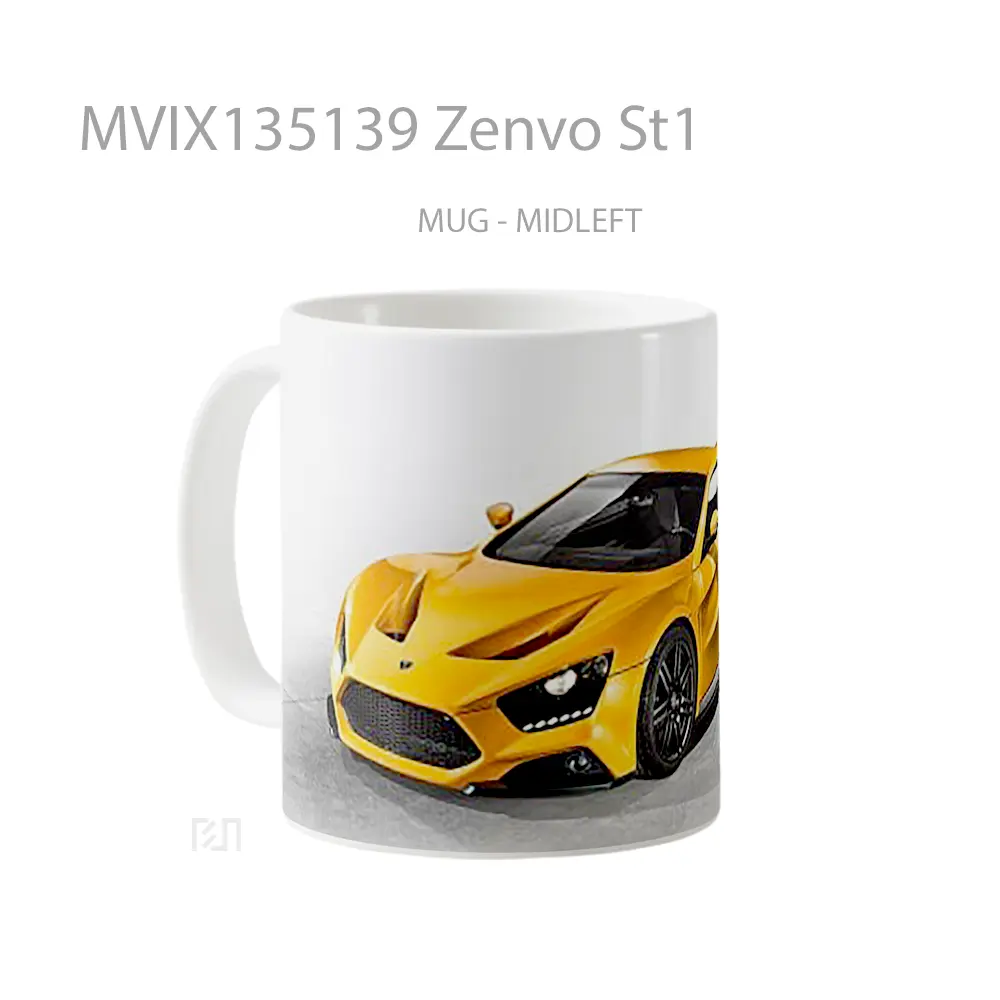 Mug Zenvo St1 Gelas Keramik Unik - All-side / Desain