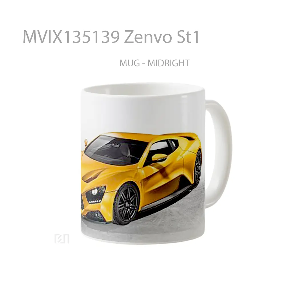 Mug Zenvo St1 Gelas Keramik Unik - All-side / Desain