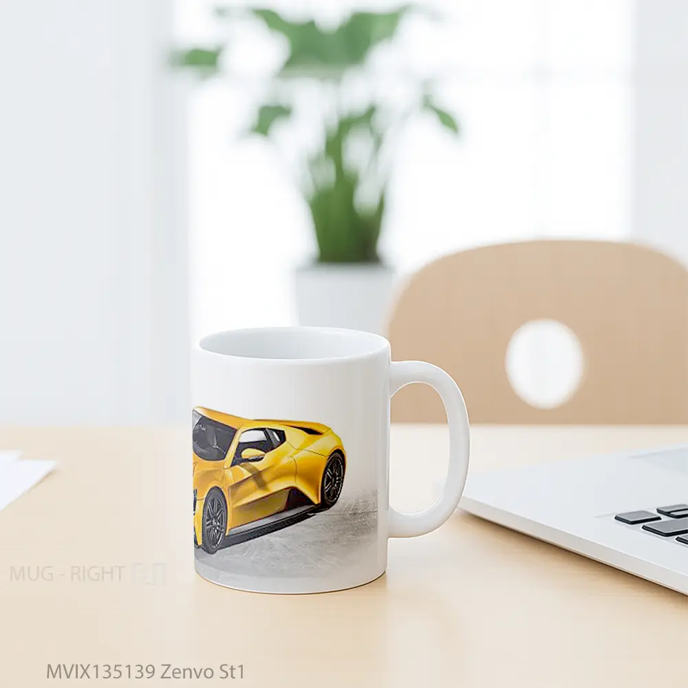 Mug Zenvo St1 Gelas Keramik Unik - All-side / Desain