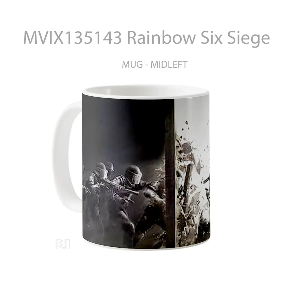 Mug Rainbow Six Siege Gelas Keramik Unik - All-side / Desain