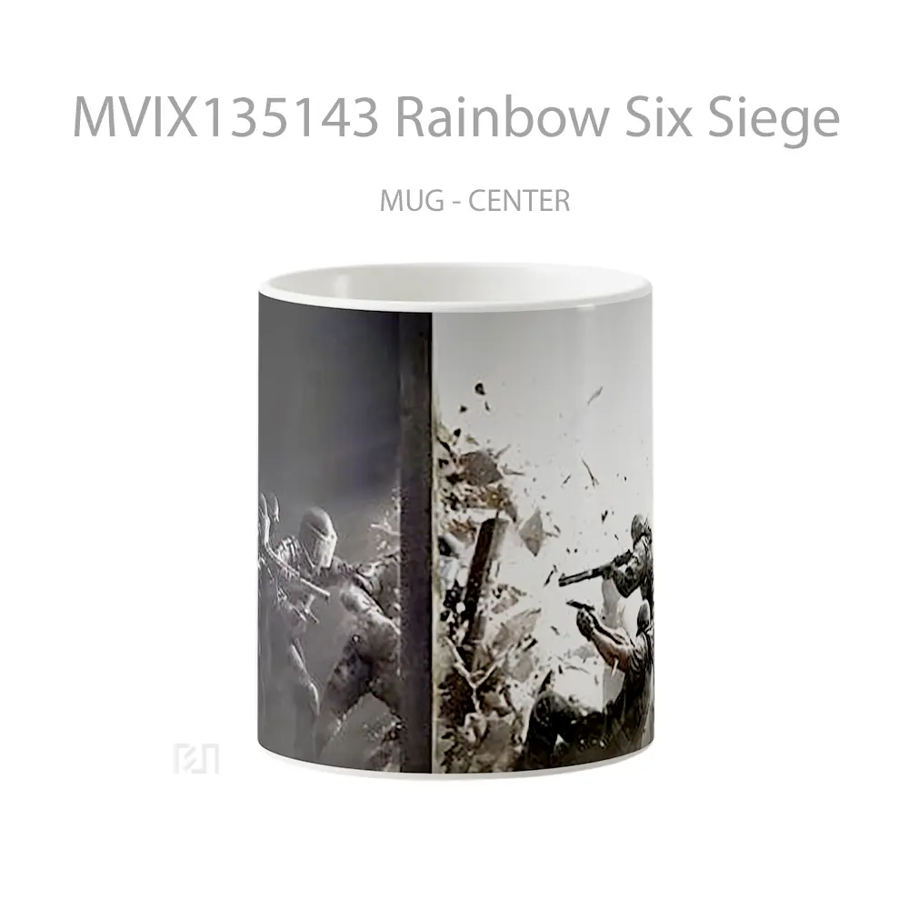 Mug Rainbow Six Siege Gelas Keramik Unik