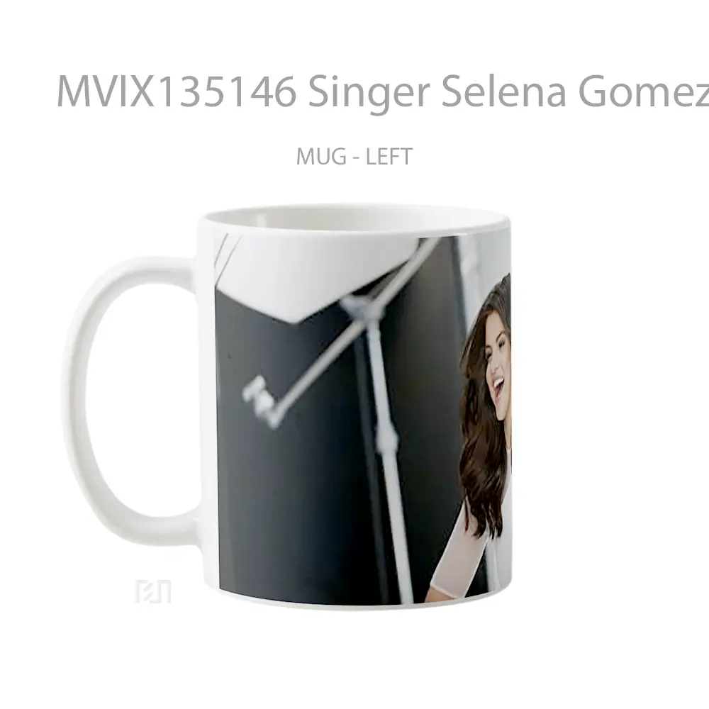 Mug Singer Selena Gomez Gelas Selebriti - All-side / Desain