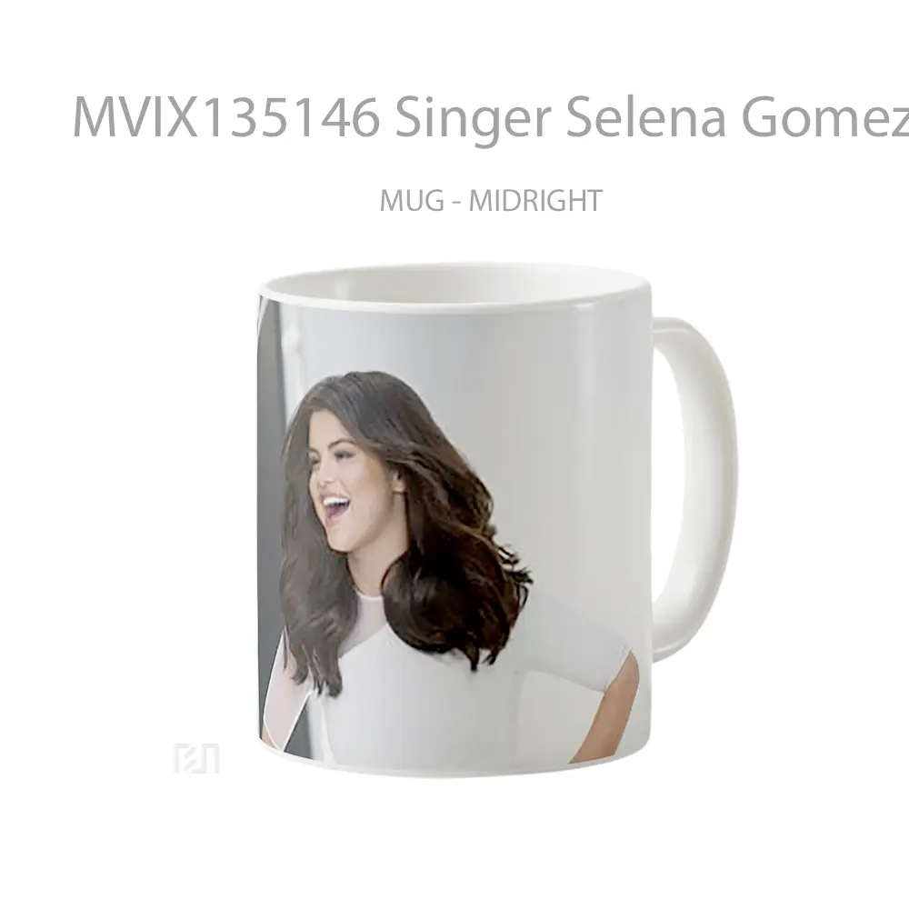 Mug Singer Selena Gomez Gelas Selebriti - All-side / Desain