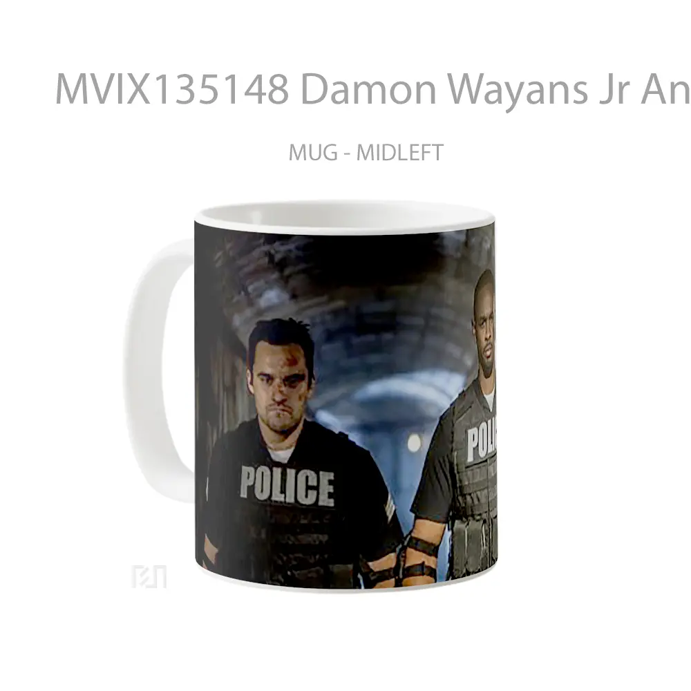 Mug Damon Wayans Jr And Jake Johnson In Vamos De Polis Gelas Keramik Unik - All-side / Desain