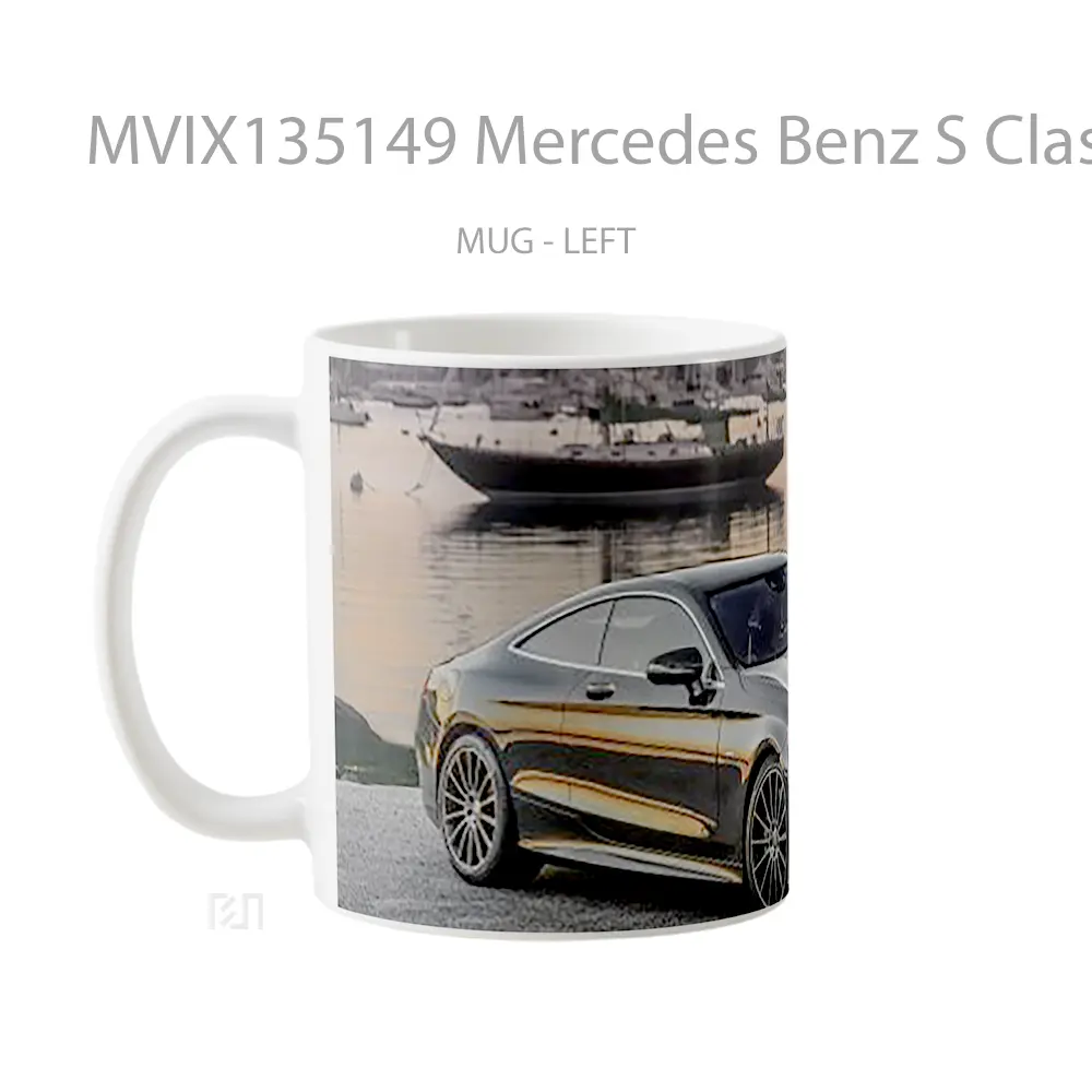 Mug Mercedes Benz S Class S550 Cangkir Mobil - All-side / Desain