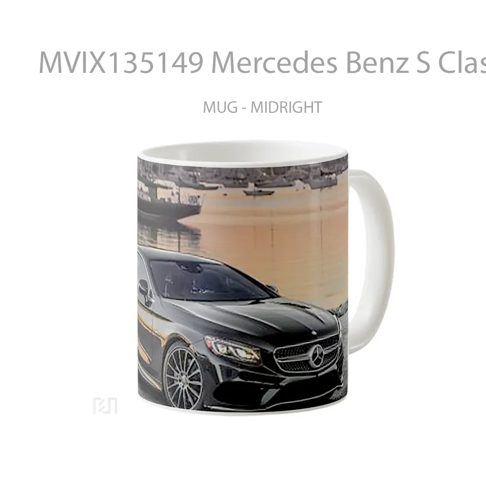 Mug Mercedes Benz S Class S550 Cangkir Mobil - All-side / Desain