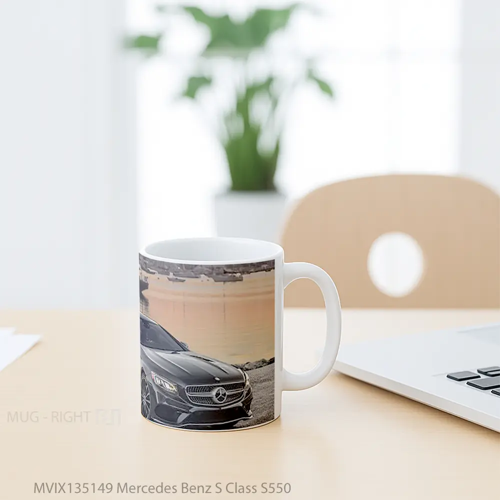 Mug Mercedes Benz S Class S550 Cangkir Mobil - All-side / Desain