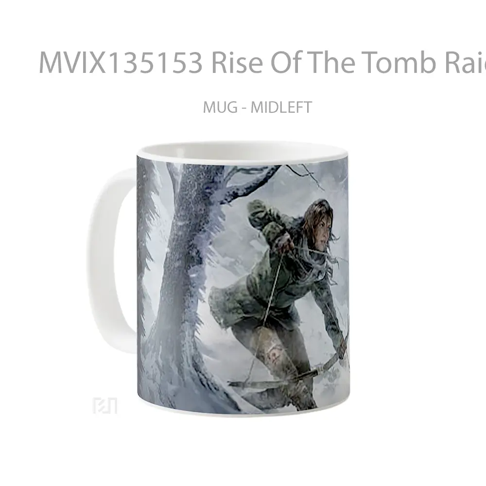 Mug Rise Of The Tomb Raider Gelas Keramik Unik - All-side / Desain