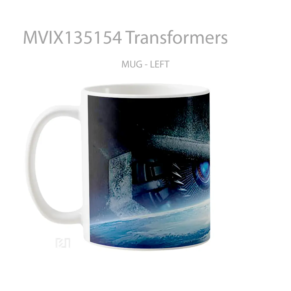 Mug Transformers Gelas Film - All-side / Desain