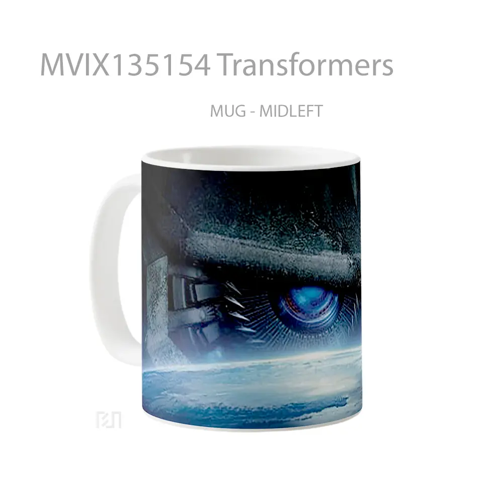 Mug Transformers Gelas Film - All-side / Desain