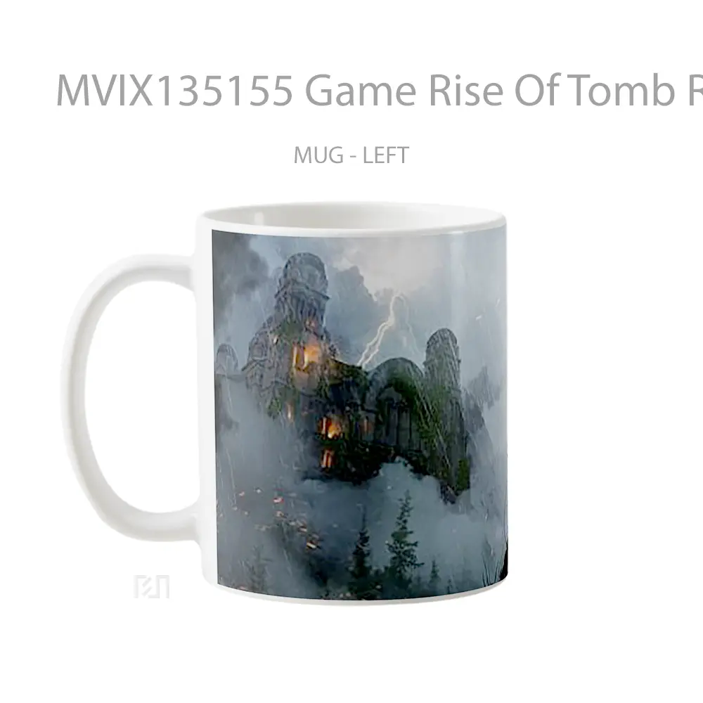Mug Game Rise Of Tomb Raider Cangkir Gamer - All-side / Desain