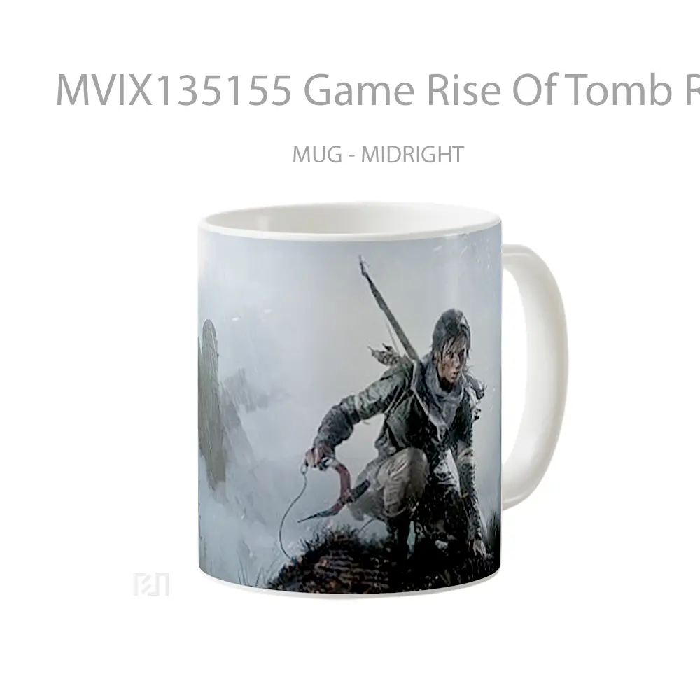 Mug Game Rise Of Tomb Raider Cangkir Gamer - All-side / Desain