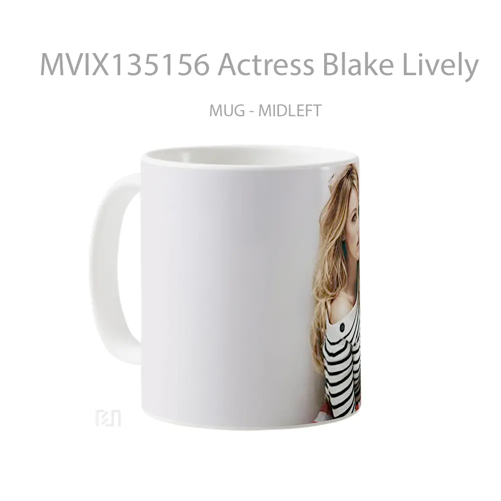 Mug Actress Blake Lively Gelas Keramik Unik - All-side / Desain