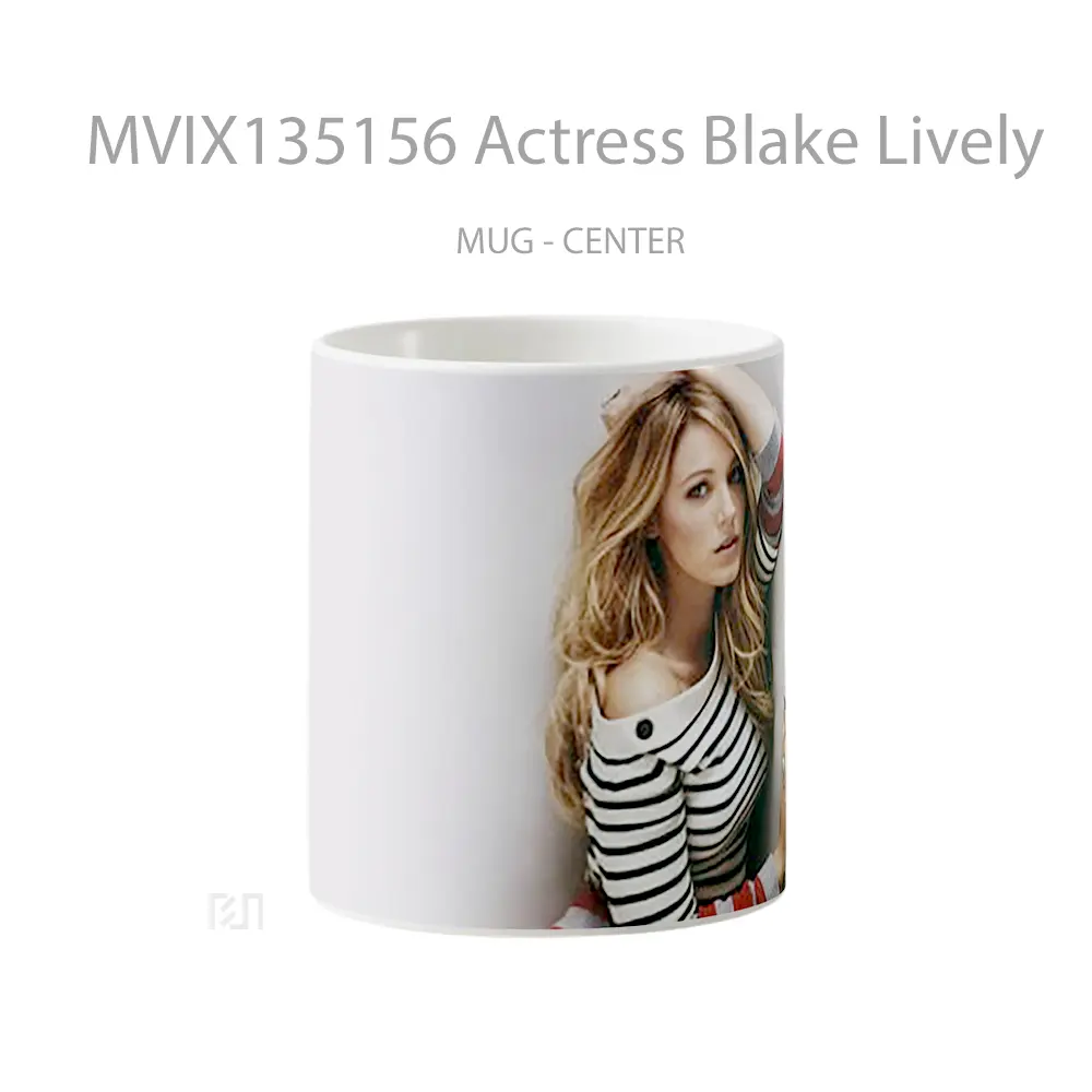 Mug Actress Blake Lively Gelas Keramik Unik