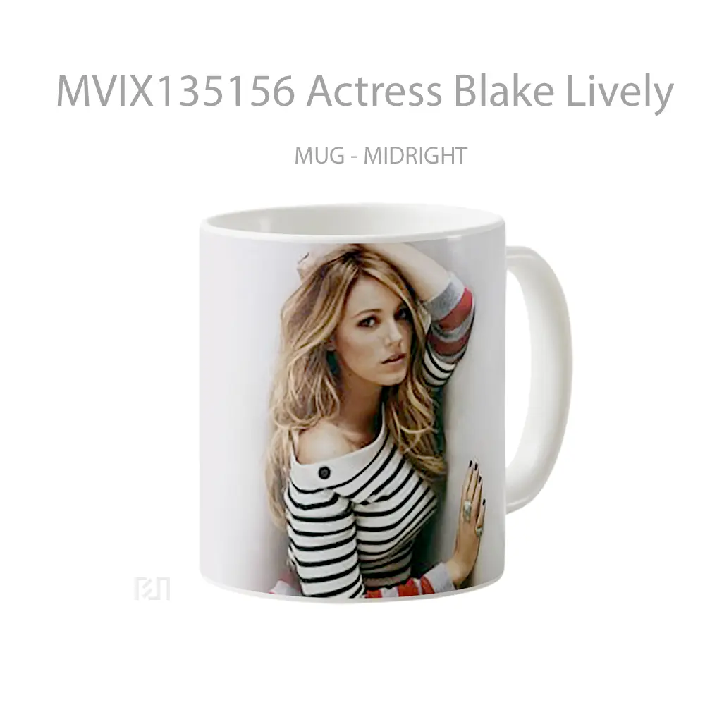 Mug Actress Blake Lively Gelas Keramik Unik - All-side / Desain