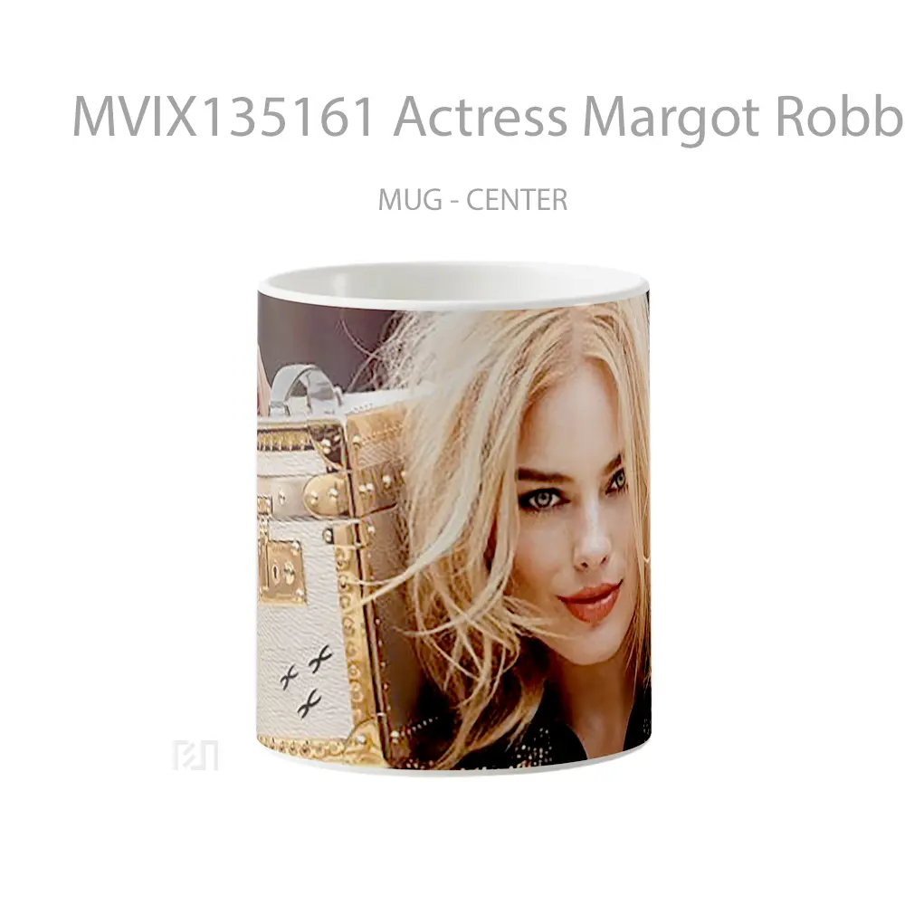 Mug Actress Margot Robbie Gelas Keramik Unik