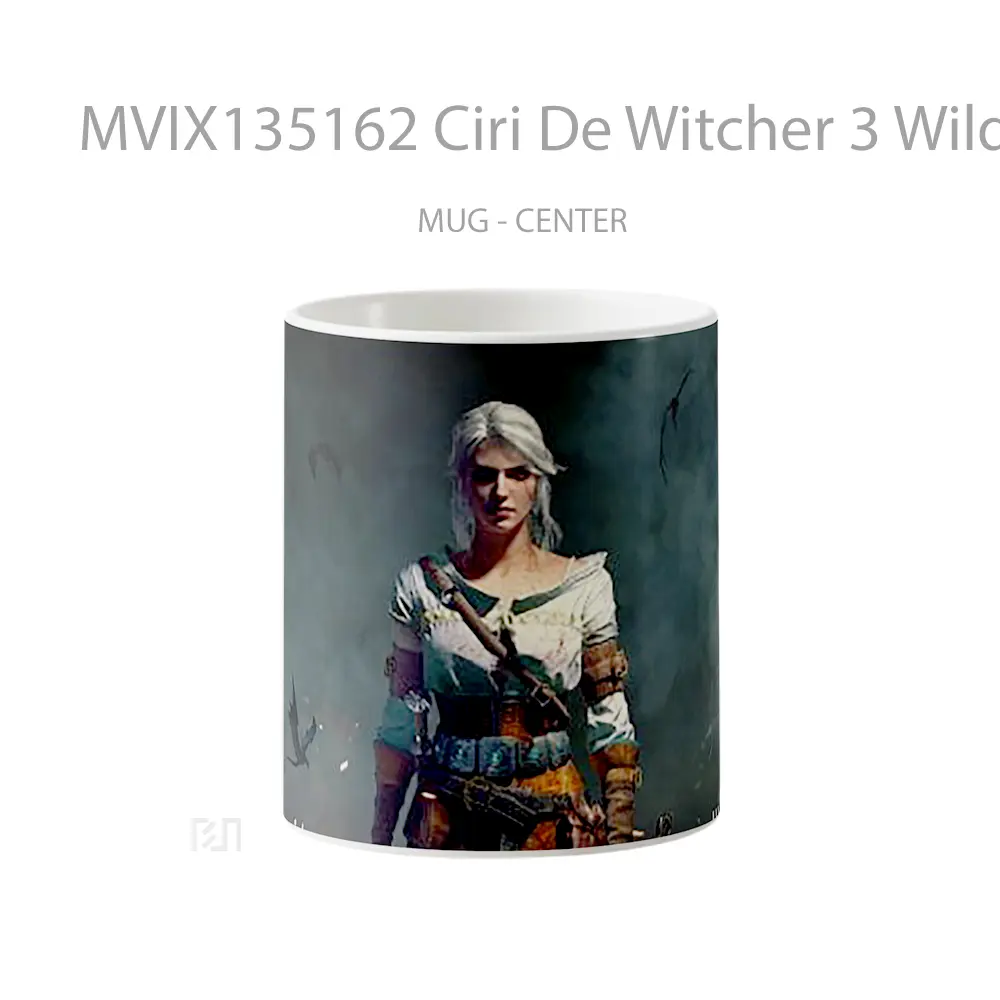 Mug Ciri De Witcher 3 Wild Hunt Gelas Keramik Unik