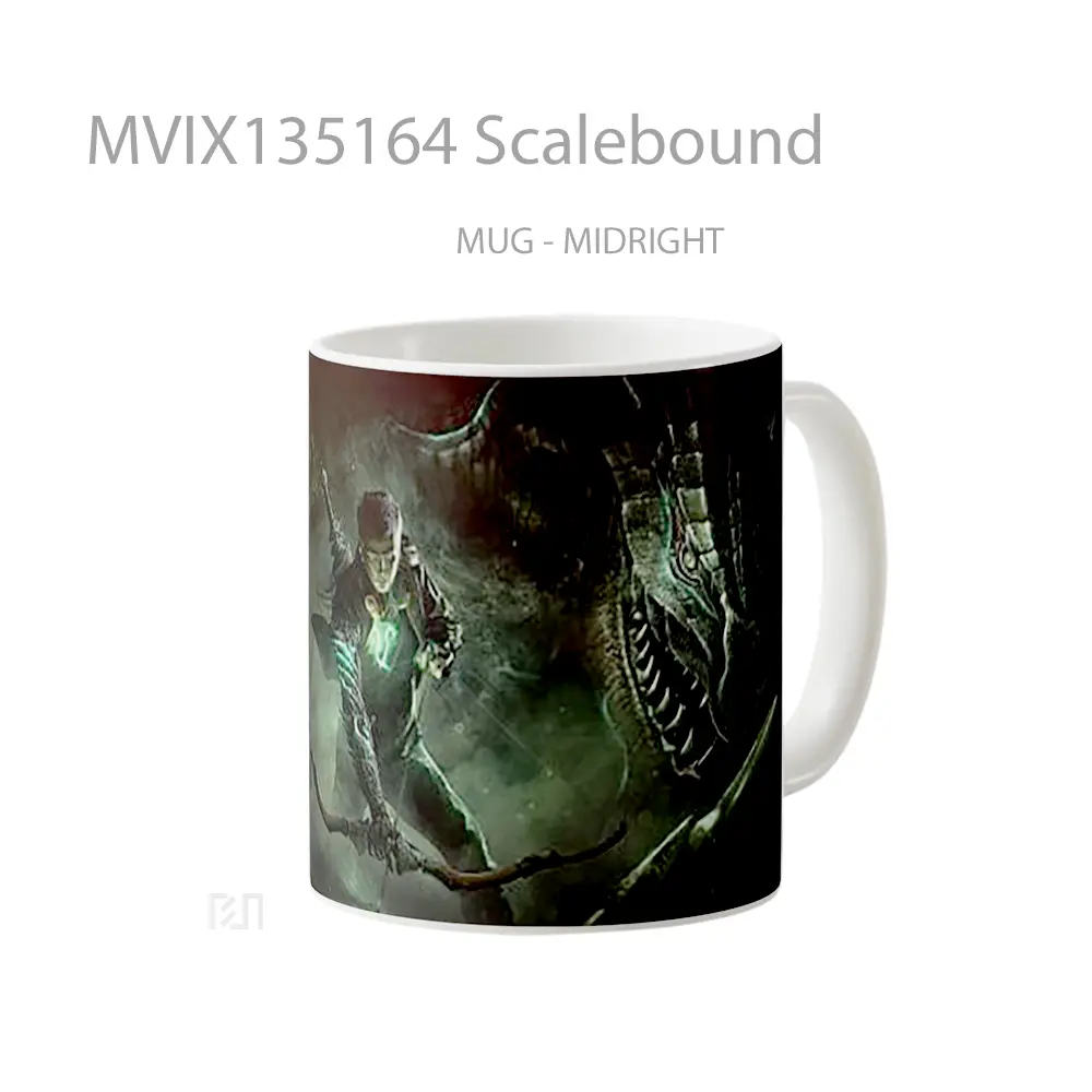Mug Scalebound Gelas Keramik Unik - All-side / Desain
