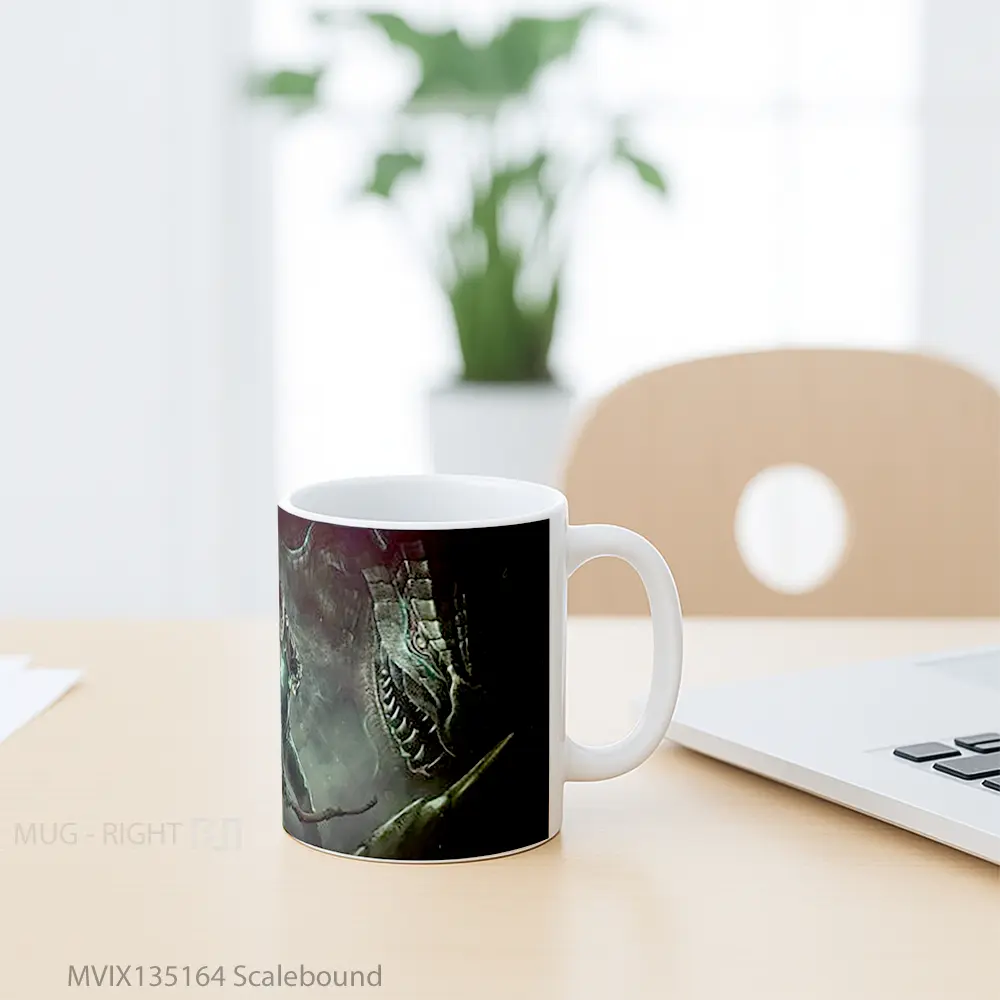 Mug Scalebound Gelas Keramik Unik - All-side / Desain