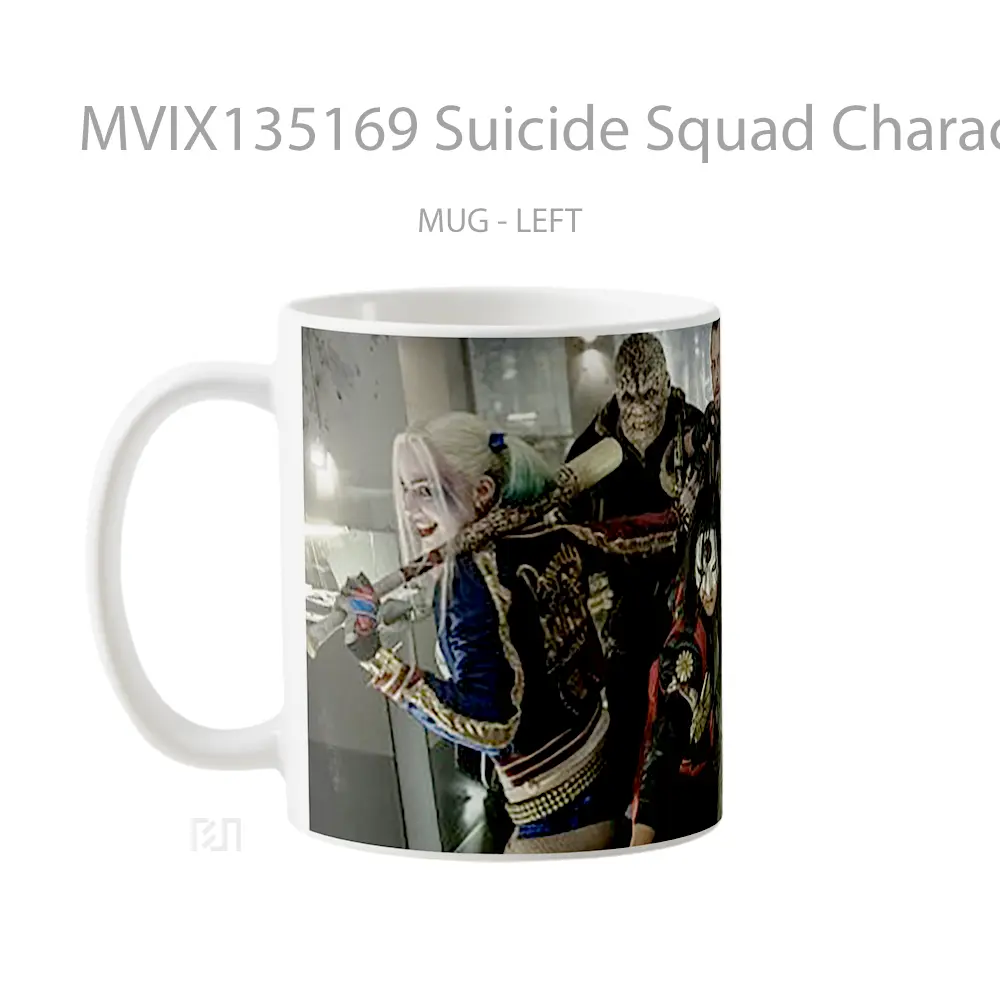 Mug Suicide Squad Characters Suicide Squad Gelas Keramik Unik - All-side / Desain