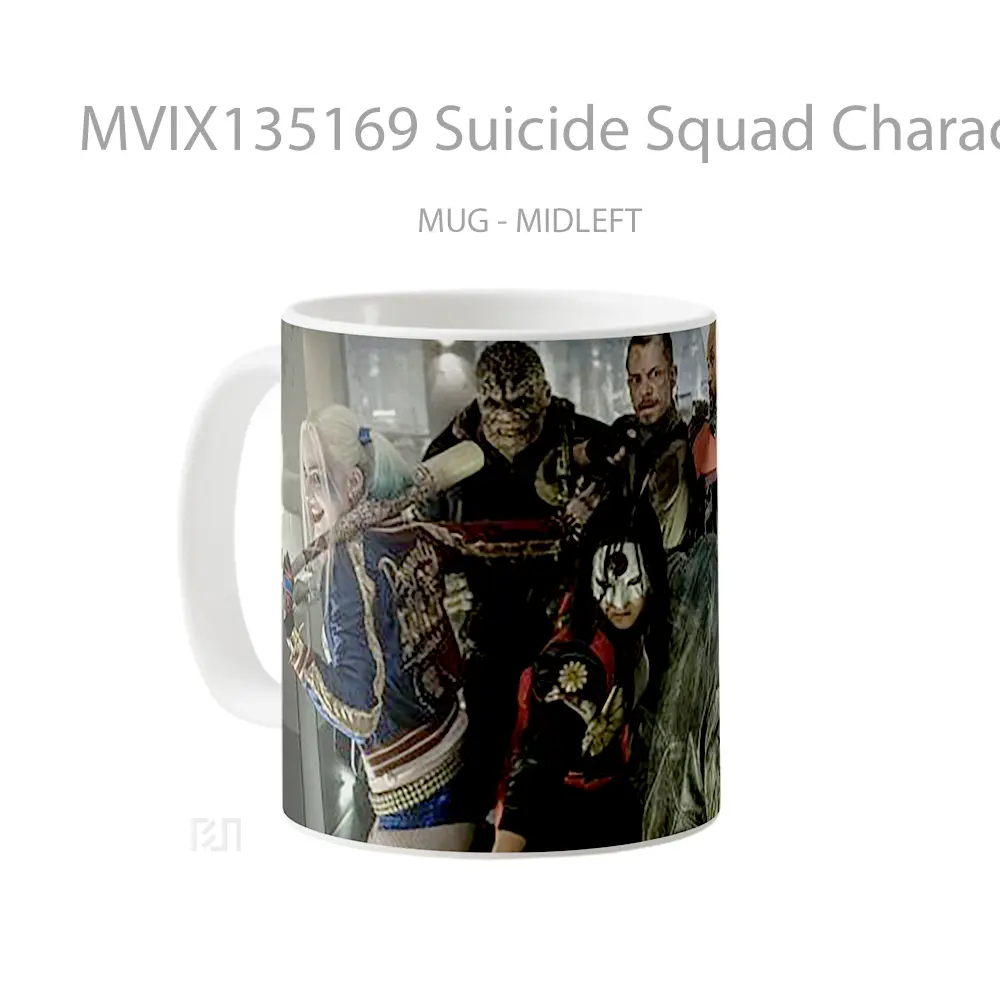 Mug Suicide Squad Characters Suicide Squad Gelas Keramik Unik - All-side / Desain