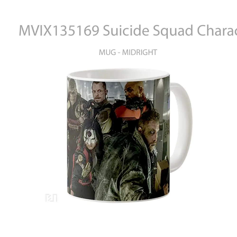 Mug Suicide Squad Characters Suicide Squad Gelas Keramik Unik - All-side / Desain