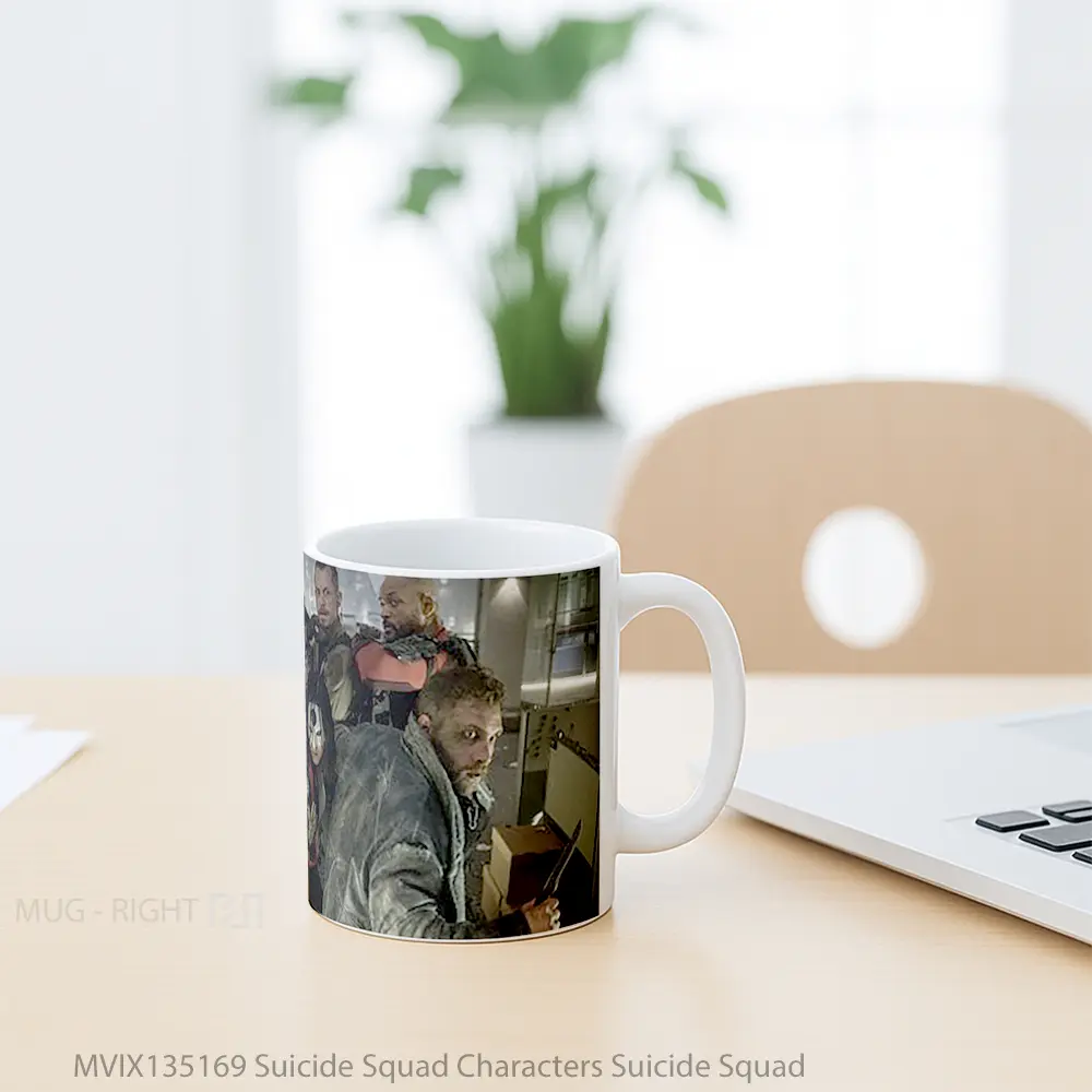 Mug Suicide Squad Characters Suicide Squad Gelas Keramik Unik - All-side / Desain