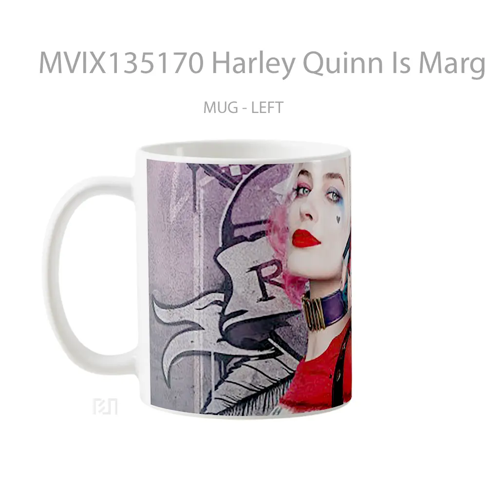 Mug Harley Quinn Is Margot Robbie In Suicide Squad Gelas Keramik Unik - All-side / Desain