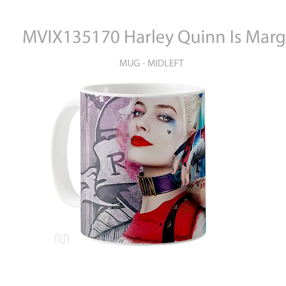 Mug Harley Quinn Is Margot Robbie In Suicide Squad Gelas Keramik Unik - All-side / Desain
