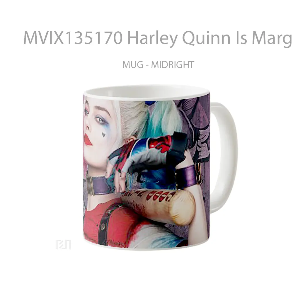 Mug Harley Quinn Is Margot Robbie In Suicide Squad Gelas Keramik Unik - All-side / Desain