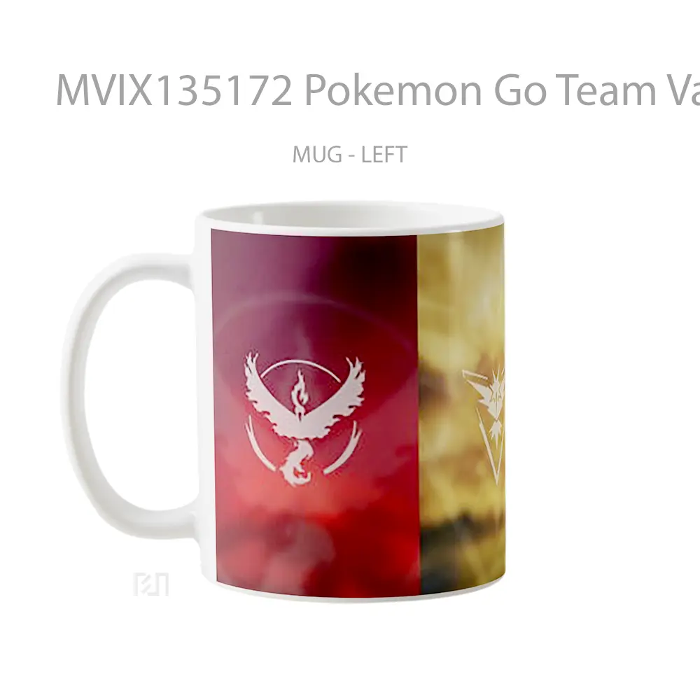 Mug Pokemon Go Team Value Instinct And Wisdom Cangkir Anime - All-side / Desain