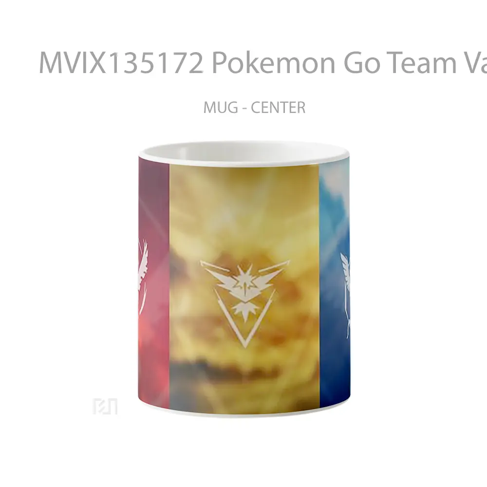 Mug Pokemon Go Team Value Instinct And Wisdom Cangkir Anime