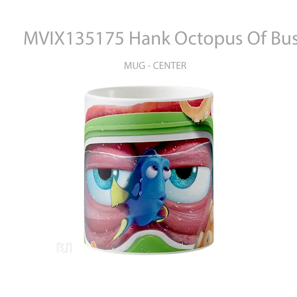 Mug Hank Octopus Of Buscando A Dori Gelas Keramik Unik
