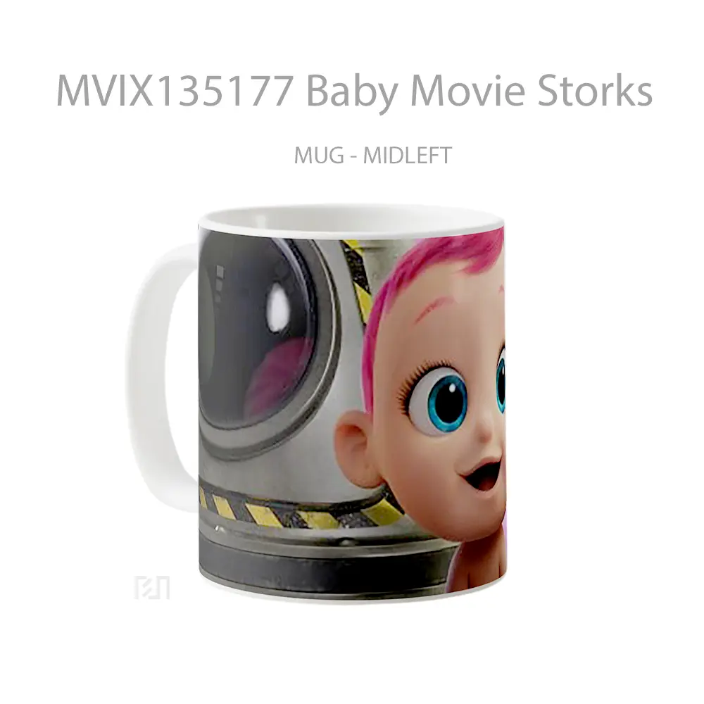 Mug Baby Movie Storks Gelas Keramik Unik - All-side / Desain
