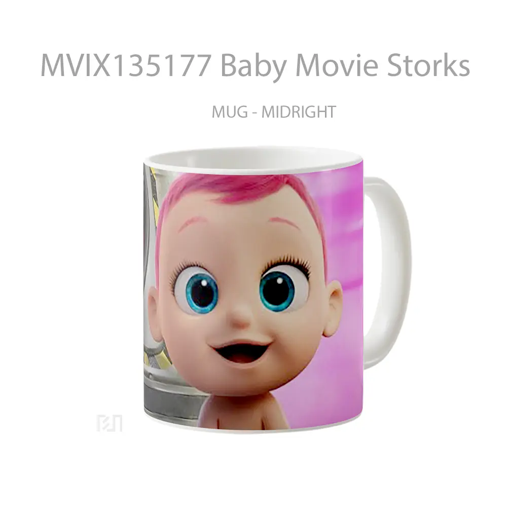 Mug Baby Movie Storks Gelas Keramik Unik - All-side / Desain